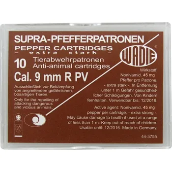 Příslušenství pro sportovní střelbu Plynové náboje Wadie PV-S 9mm revolver