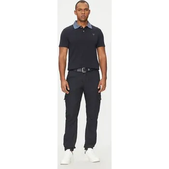 Pánská móda Guess Polokošile M5GP66 J1314 Modrá Regular Fit S