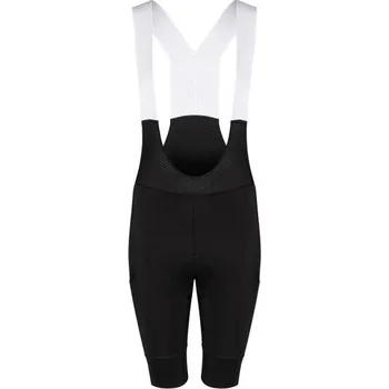 Cyklistické kalhoty FORCE Dámské kraťasy se šráky a vložkou FORCE PASSION LADY, černé - L