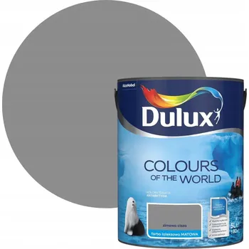 barva na zeď Dulux 5l Winter Silence matná latexová Barva