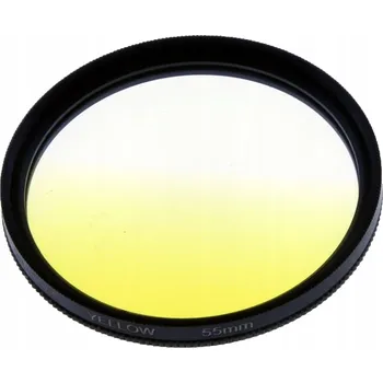 Přechodový filtr 55 mm Žlutý