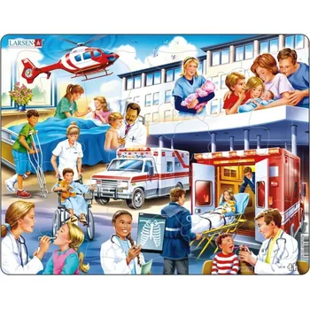 Puzzle LARSEN Puzzle Nemocnice 25 dílků