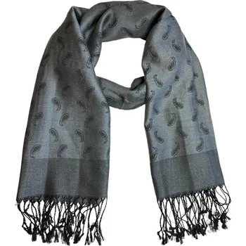 Šátek SCF-Dámský šátek 70x175cm drop - Zelenošedý