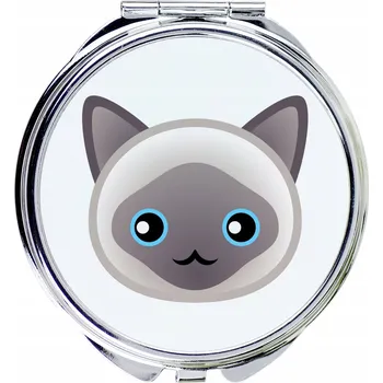 Kosmetické zrcátko Kapesní zrcátko stříbrné Art-Dog