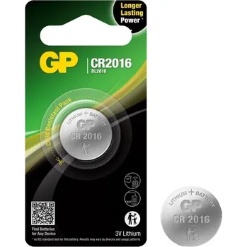 Článková baterie BATERIE CR2016 DL2016 LITHIOVÁ 3V GP