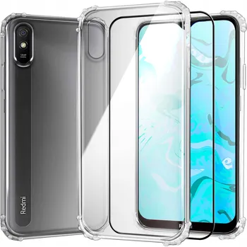 Pouzdro na mobilní telefon Zadní Kryt Hello Case pro Xiaomi Redmi 9A bezbarvý