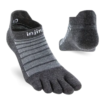 Injinji Run Performance No-Show NuWool Barva: Black/Grey, Velikost: L