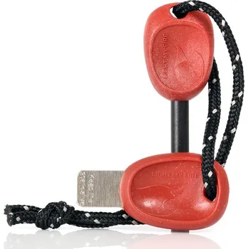 Podpalovač Kvalitní křesadlo LIGHT MY FIRE FireSteel BIO scout red