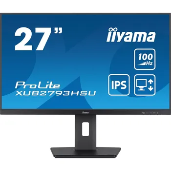 Monitor iiyama ProLite/XUB2793HSU-B7/27"/IPS/FHD/100Hz/1ms/Black/3R