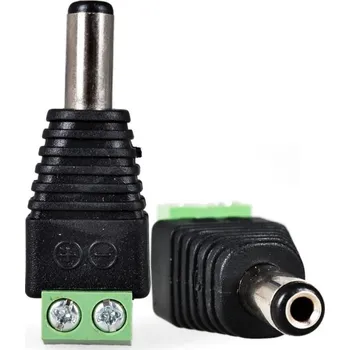 Elektrický konektor DC napájecí konektor se svorkovnicí Samice (Female)