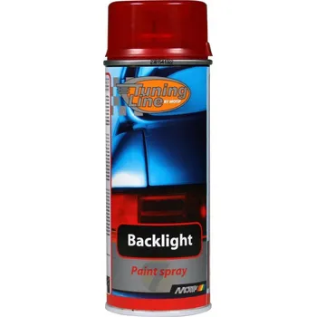 Barva ve spreji Motip Tuning transparetní červená barva na zadní světla 400ml