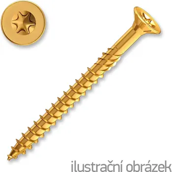 Vrut Vrut konstrukční se zápustnou hlavou Velikost: Vrut konstrukční 4,5x50 zápust.hl. TX25 ZZ