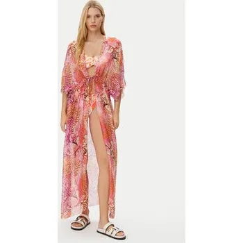 Dámské šaty Guess Kimono E5GK02 WE550 Korálová Regular Fit XS