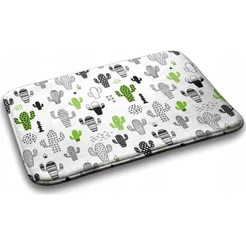 Koupelnová předložka Koupelnová předložka měkká Vzor Kaktusy