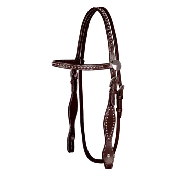 Waldhausen Kancas westernová uzdečka hnědá