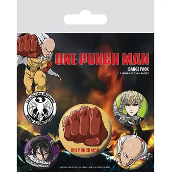Brož Set odznaků One Punch Man