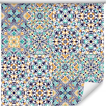 Tapeta Tapeta do kuchyně, jídelny, vzory, barevná mozaika