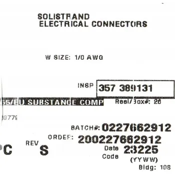 Elektrický konektor Kabelová koncovka TE Connectivity 1 ks