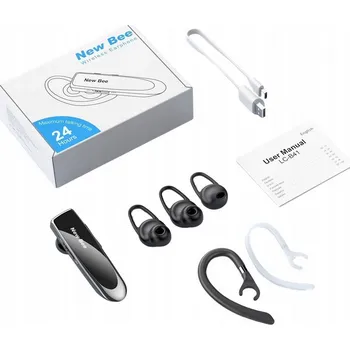 Sluchátka Bezdrátová Bluetooth 5.0 sluchátka New Bee NB-LC-B41-BK