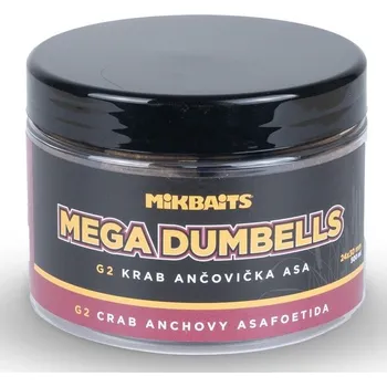 Boilies Mikbaits Mega Dumbells Gangster 500ml 24x30 - G2 Krab&Ančovička&Asa