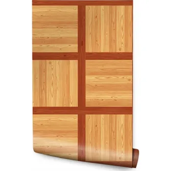 Fototapeta Tapeta do kanceláře KVADRÁTY Prkna Dřevo Abstrakce