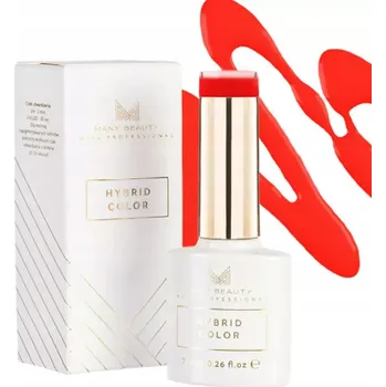 Lak na nehty NEONOVÝ ČERVENÝ HYBRIDNÍ LAK | 902 BRILLIANT CHERRY | HYBRID COLOR UV