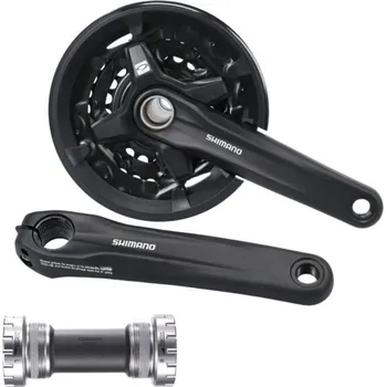 Klika na kolo Shimano Altus FC-MT210 40/30/22 170mm Ložiska+kryt kliky + DÁREK