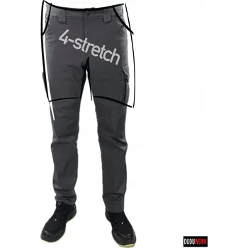 Pracovní oblečení Pracovní kalhoty DuduWork Šedé 4MOVE Velikost 52