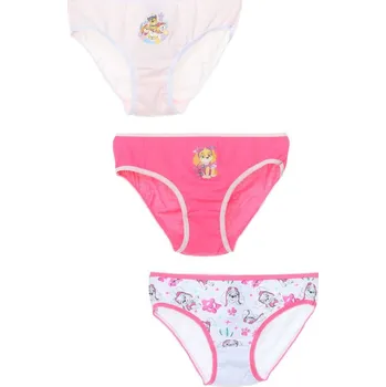 Sada 3 dívčích kalhotek Paw Patrol - bílá/růžová Velikost: 108