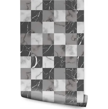 Fototapeta Tapeta Šedá Mřížka se Vzorem Mramoru /247373050