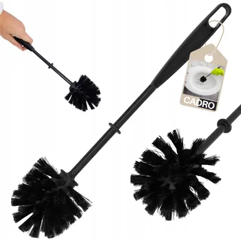 WC štětka WC kartáč toaletní náhradní náplň do záchodové mísy černá