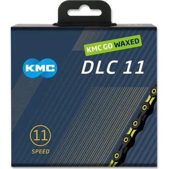 Řetěz na kolo Kmc DLC 11 žluto/černý Waxed BOX řetěz + DÁREK + Doprava ZDARMA