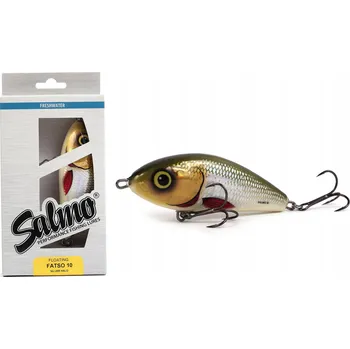 Umělá nástraha Wobler Salmo Fatso Plovoucí 10cm 48g SILVER HALO QFA126