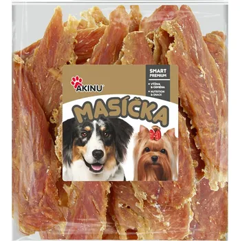 Krmivo pro psa Akinu Masíčka kuřecí stripsy pro psy