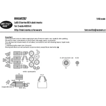 Plastikový model 1/48 Mask LaGG-66 series 66 (ZVE 4833)