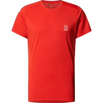 Pánské tričko Haglöfs - pánské tričko L.I.M Tech Tee Men, Habanero, M
