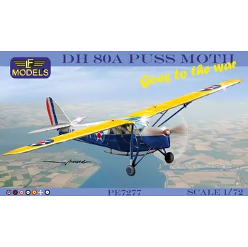 Plastikový model 1/72 DH 80A Puss Moth 'Goes to the war' (7x camo)