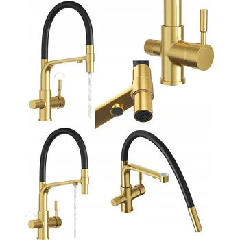 Vodovodní baterie Stojánková kuchyňská baterie Granitan Vegas stříbrná