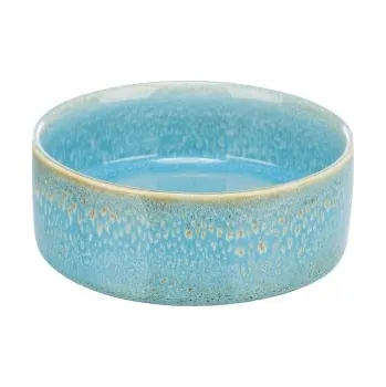 Miska pro psa Keramická miska, tyrkysová 0,4l 13cm
