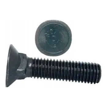 Šroub M12x40 Šrouby plużní tř. 10.9 DIN 608 černé 100 ks