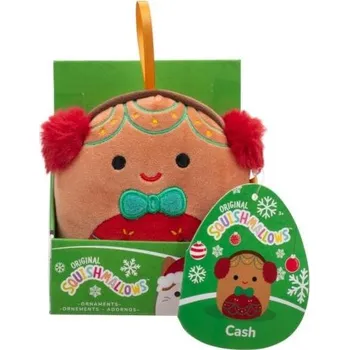 Dětské zboží Squishmallows Vánoční ozdoba Perníček Cash 10 cm