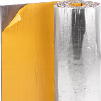 akustická pěna Pěnová podložka 2 cm s hliníkovou fólie, tlumící 20 mm, odhlučnění motoru