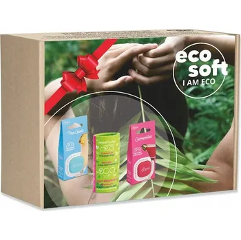 Péče o rty Sada č. 2 Přírodní deodorant ECOSOFT Herbal Garden + Balzám na rty v kostce Lippy Cosmopolitan + Balzám na rty v kostce Lippy Pina Colada