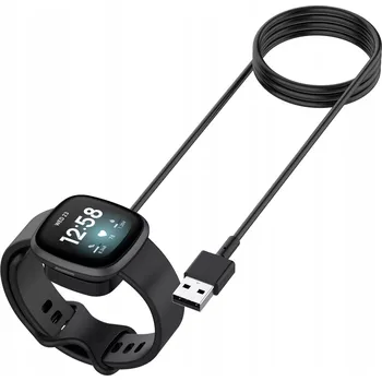 Příslušenství k chytrým hodinkám NABÍJEČKA USB KABEL PRO FITBIT VERSA 3 / VERSA 4 / SENSE / SENSE 2