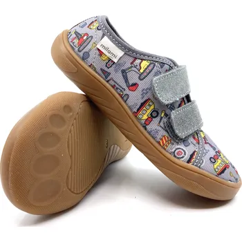 Chlapecká obuv Barefoot tenisky Milami BF3 VJ47 Grey 31, Vnitřní délka boty: 20,0 cm, Vnitřní šířka boty: 8,0 cm