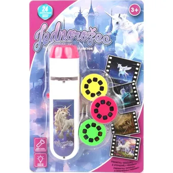 Kaleidoskop Baterka a projektor jednorožci