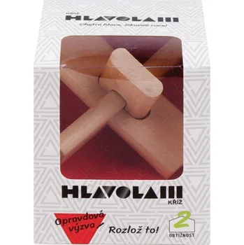 Dřevěná hračka Dřevěný hlavolam – Kříž