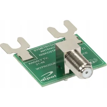 Anténní symetrizátor pro kanály 21-48 UHF DIPOL, F konektor