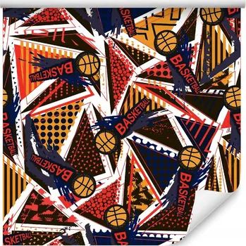 Fototapeta Tapeta pro teenagery BASKETBAL Komiks Graffiti 3D