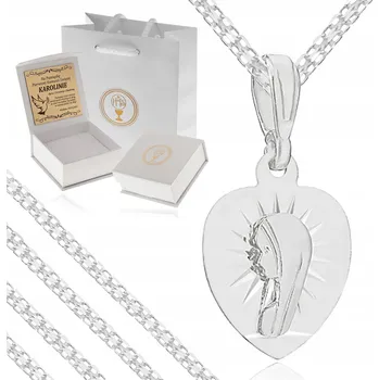 Řetízek ŘETÍZEK ŘETÍZEK BISMARK + Matka Boží RYZOST 925 + GRAVÍROVÁNÍ